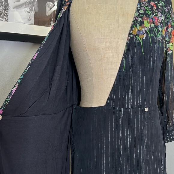 Anthropologie Laia Chiffon Wrap Dress - Picture 4 of 6